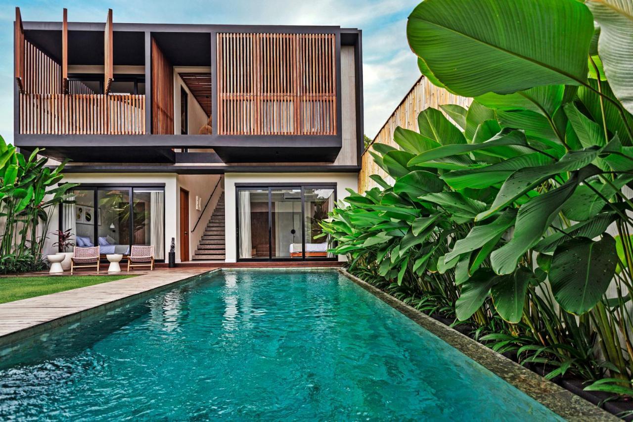 New 4 Bedroom 5 Min Walk To Berawa Beach Enclosed Livng Canggu Exterior foto