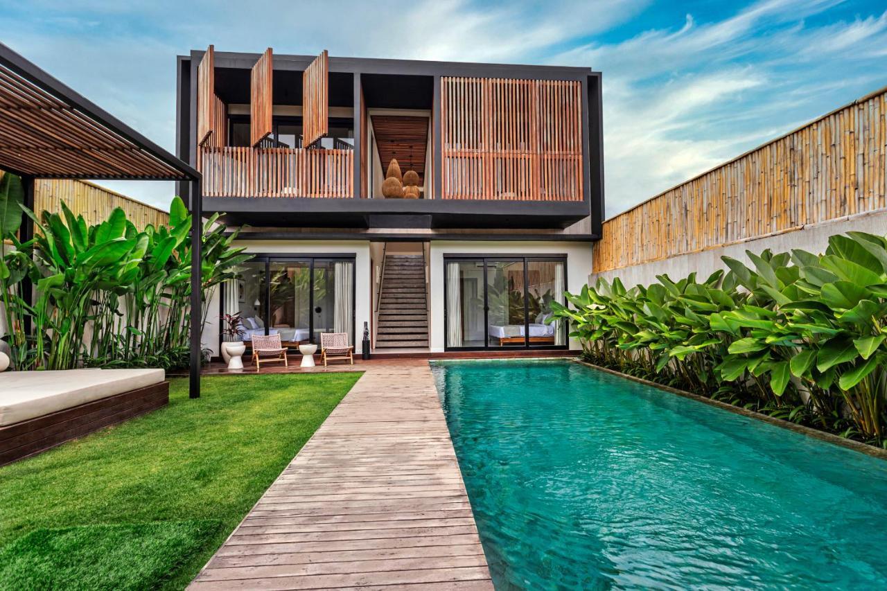 New 4 Bedroom 5 Min Walk To Berawa Beach Enclosed Livng Canggu Exterior foto